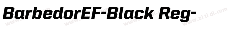 BarbedorEF-Black Reg字体转换